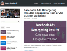 Tablet Screenshot of jamesgrandstaff.com